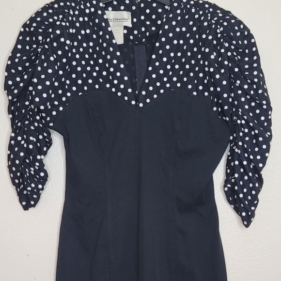 Young Edwardian 80s dress - Picture 2 of 12